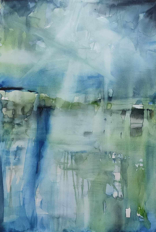 Tales from the Depths - 70/50 , aquarelle,painting